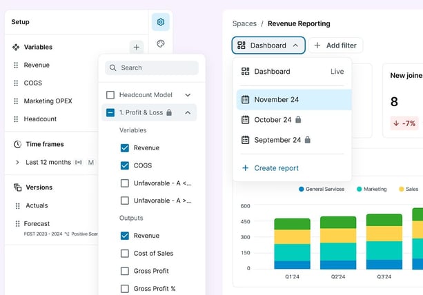 Abacum Software dashboard