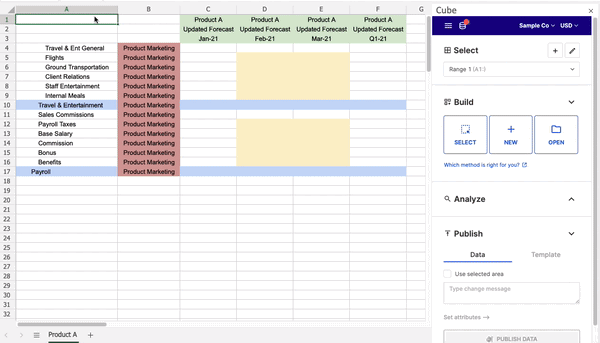Basic 3-Statement Model (Free Excel Template)