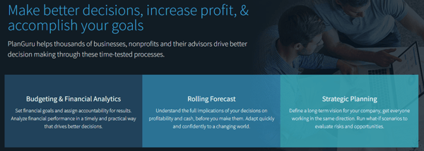 planguru Business Budgeting Software 