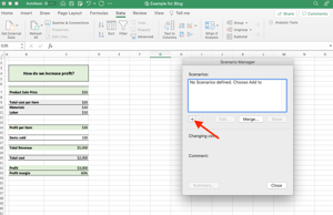 What-if analysis: a beginner's guide to scenarios + goal seek in Excel