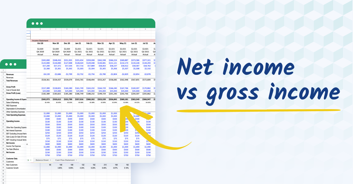 Net income vs gross income: what's the difference? (and how to calculate)