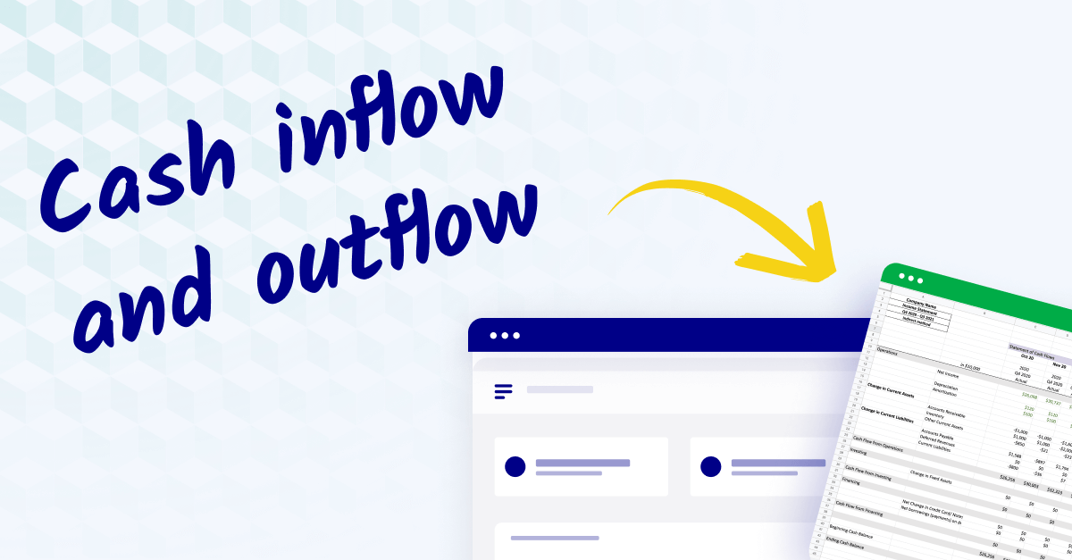 Cash inflow and outflow