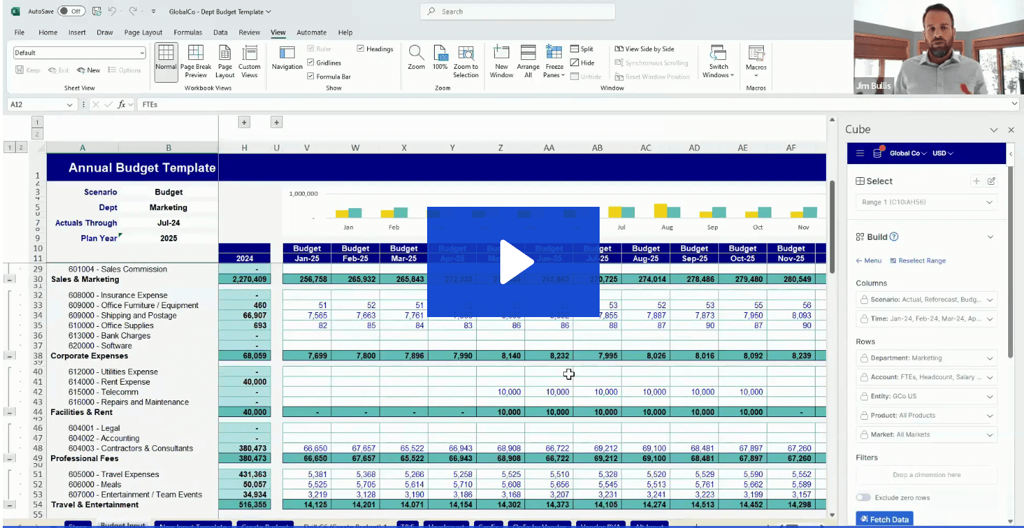 Planning in Cube Ep 1 Budgeting