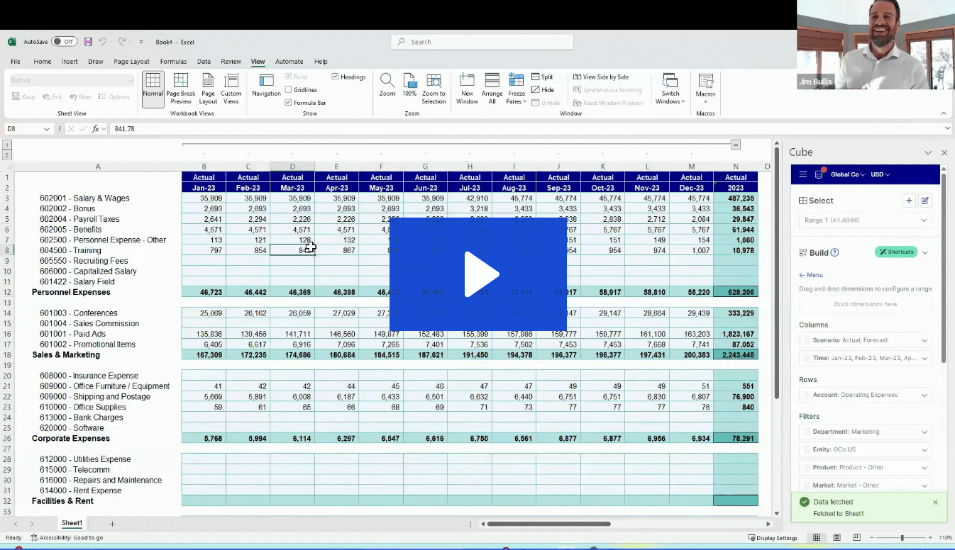 Planning in Cube Ep 2 Forecasting