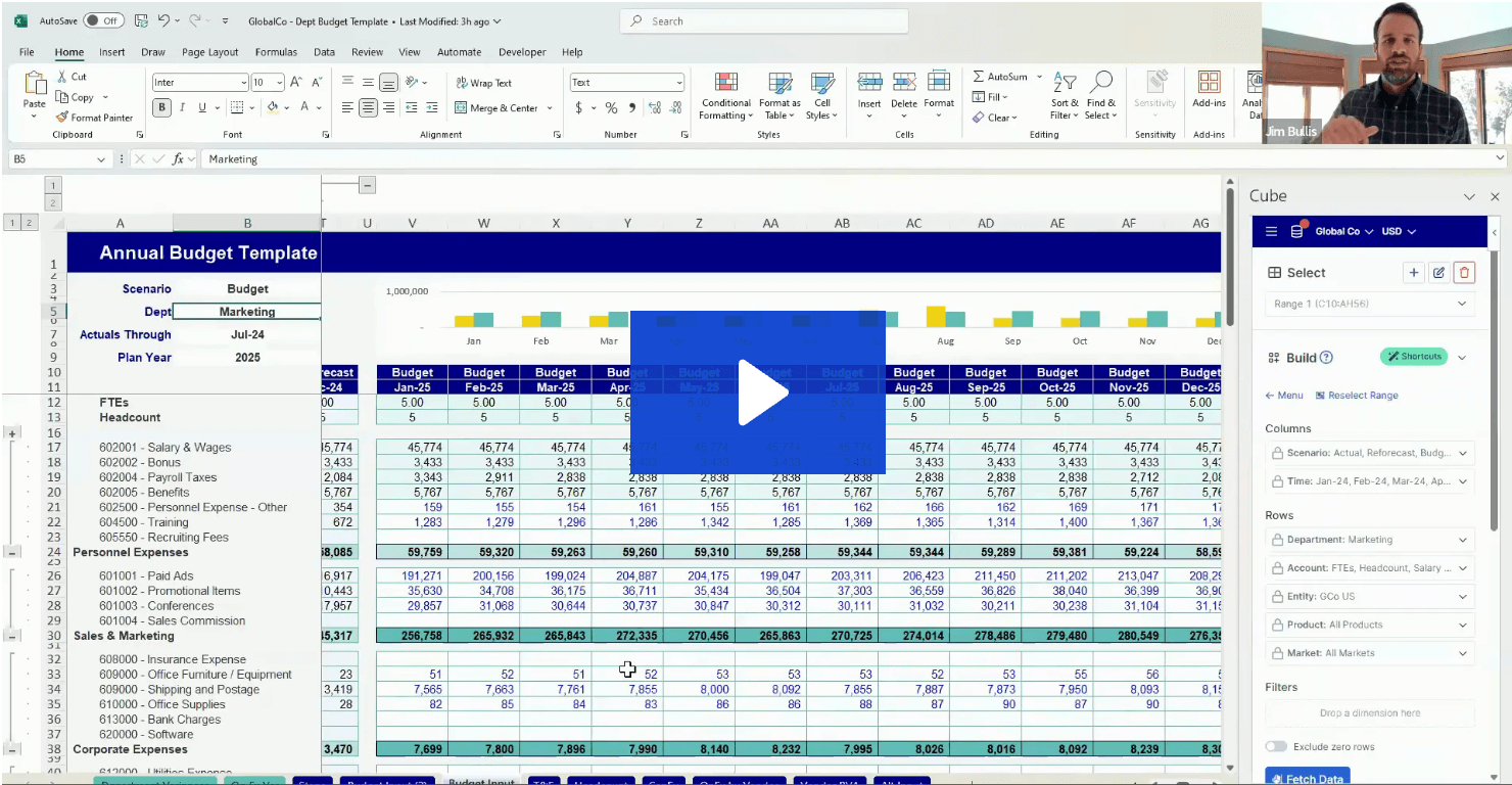 Planning in Cube Ep 3 Advanced Planning