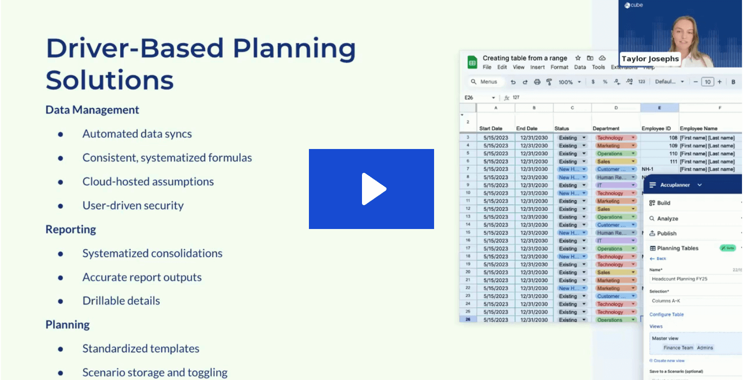 What High Performing Teams Get Right About Driver Based Planning