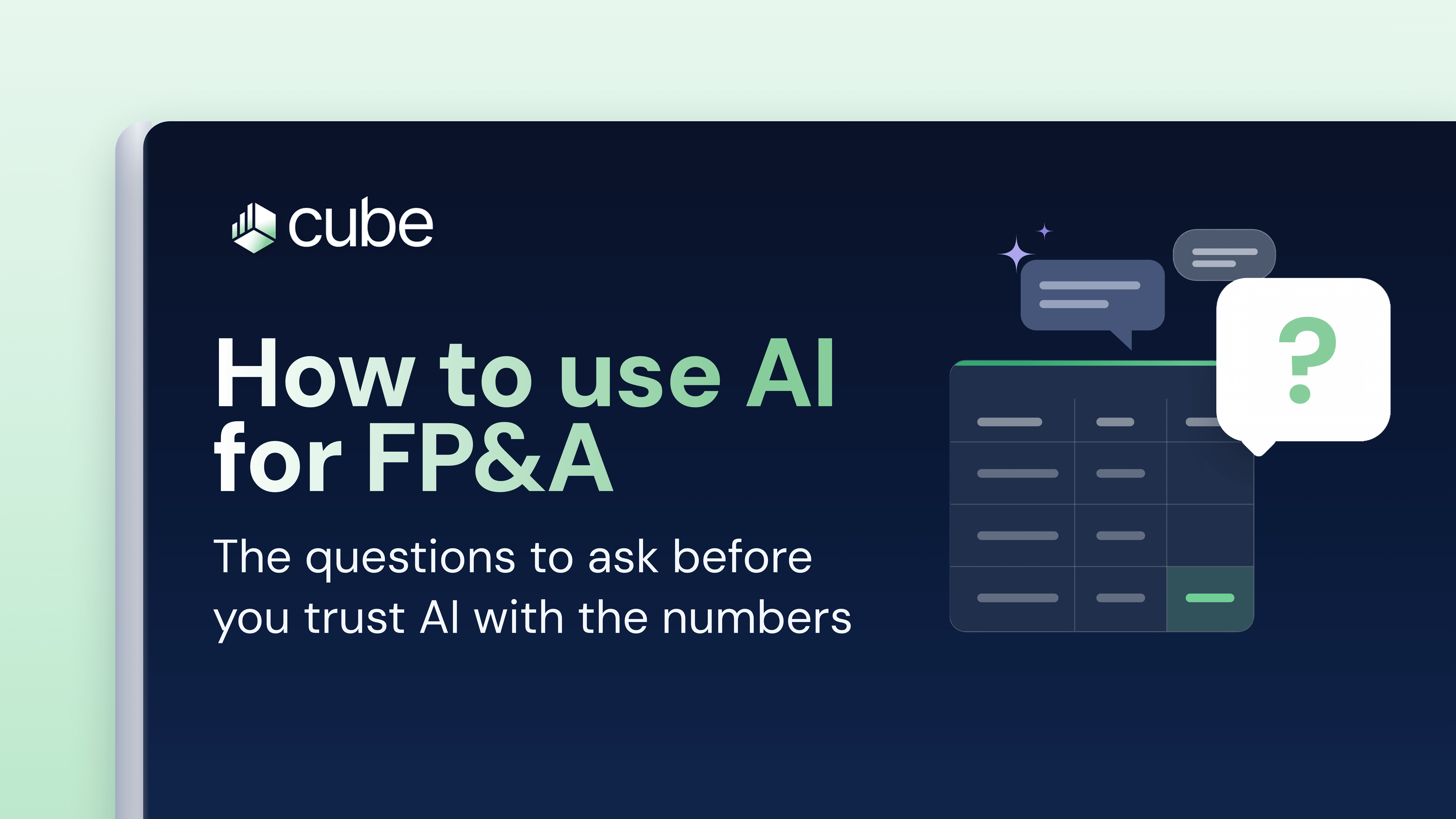 ebook cover - AI for FP&A