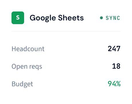Google Sheets