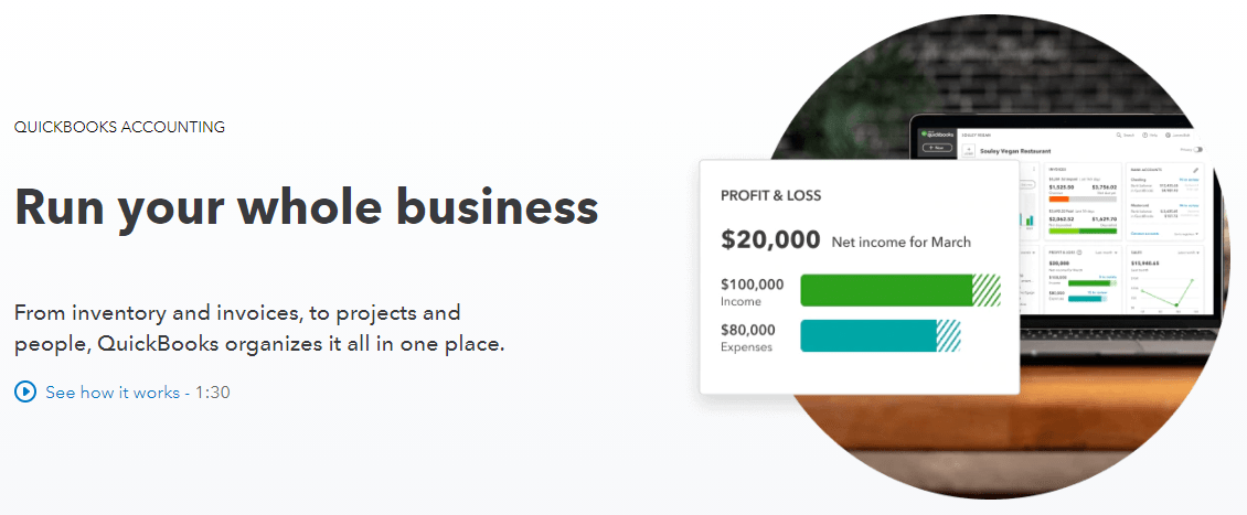 quickbooks financial management software