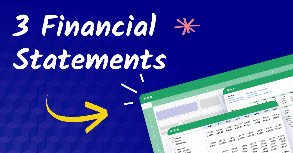 the three financial statements that comprise the 3-statement model are the income statement, balance sheet, and cash flow statement (sometimes called the statement of cash flows)