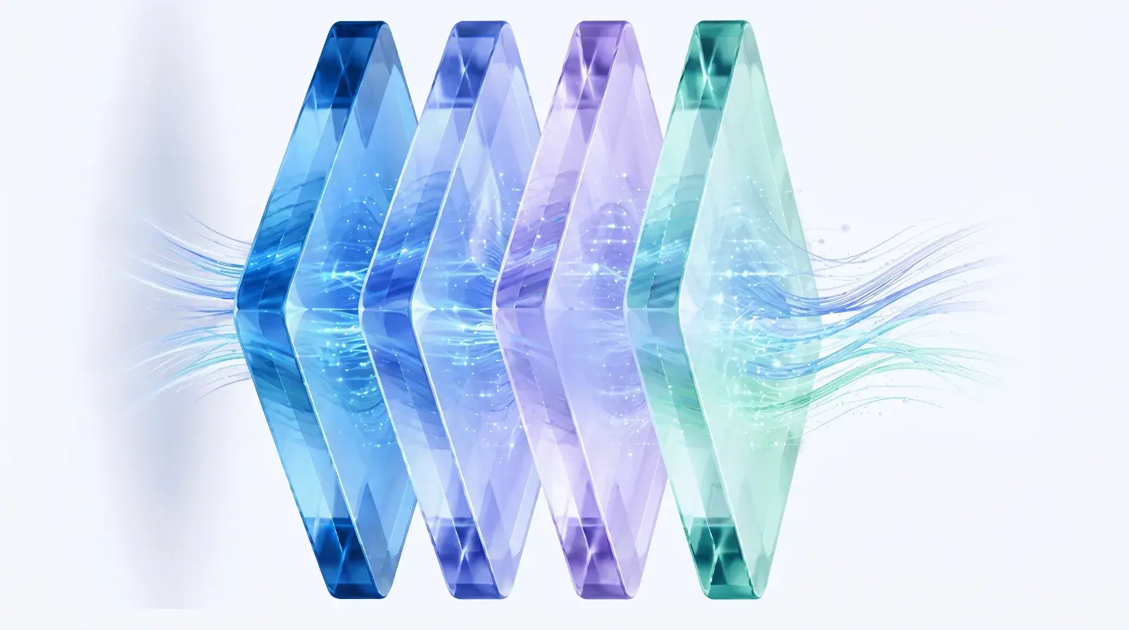 Four glass layers, unified data, business logic, security, and agents, with business context flowing through them and edits flowing back