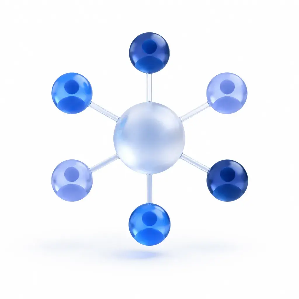 Glass illustration for go-to-market operating intelligence, pipeline signals flowing into one model