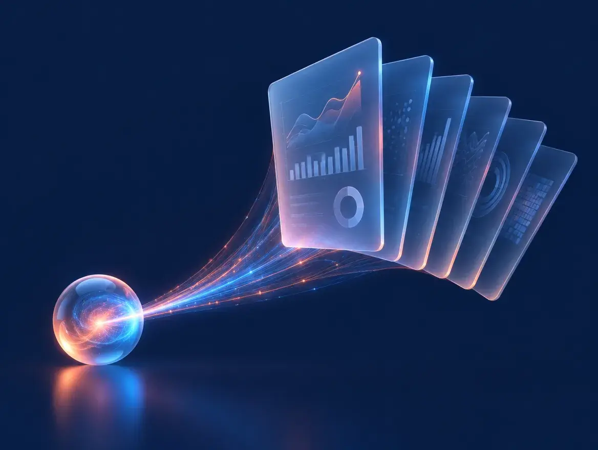 Glass illustration of a Cube surface