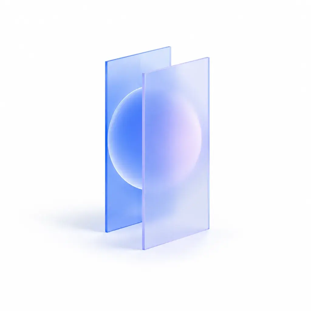 Glass bars with one highlighted, representing variance analysis