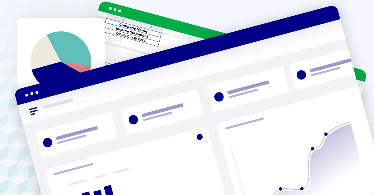 financial reporting dashboards