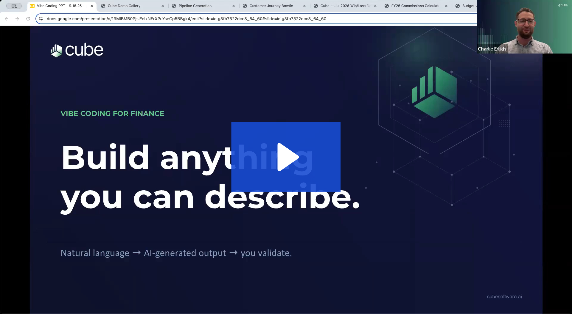 Vibe coding for finance teams: build once, trust every number